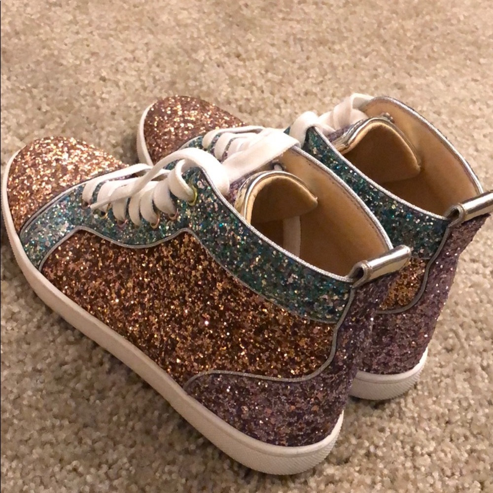 Christian louboutin glitter sneakers - Picture 4 of 6